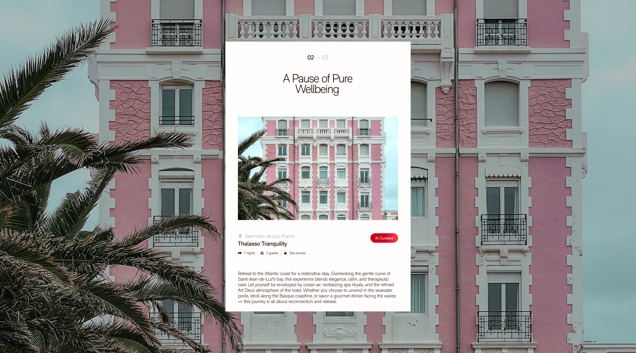 Maestro IA, site et identité pour une agence de voyage propulsée à l'IA, visuel 5
