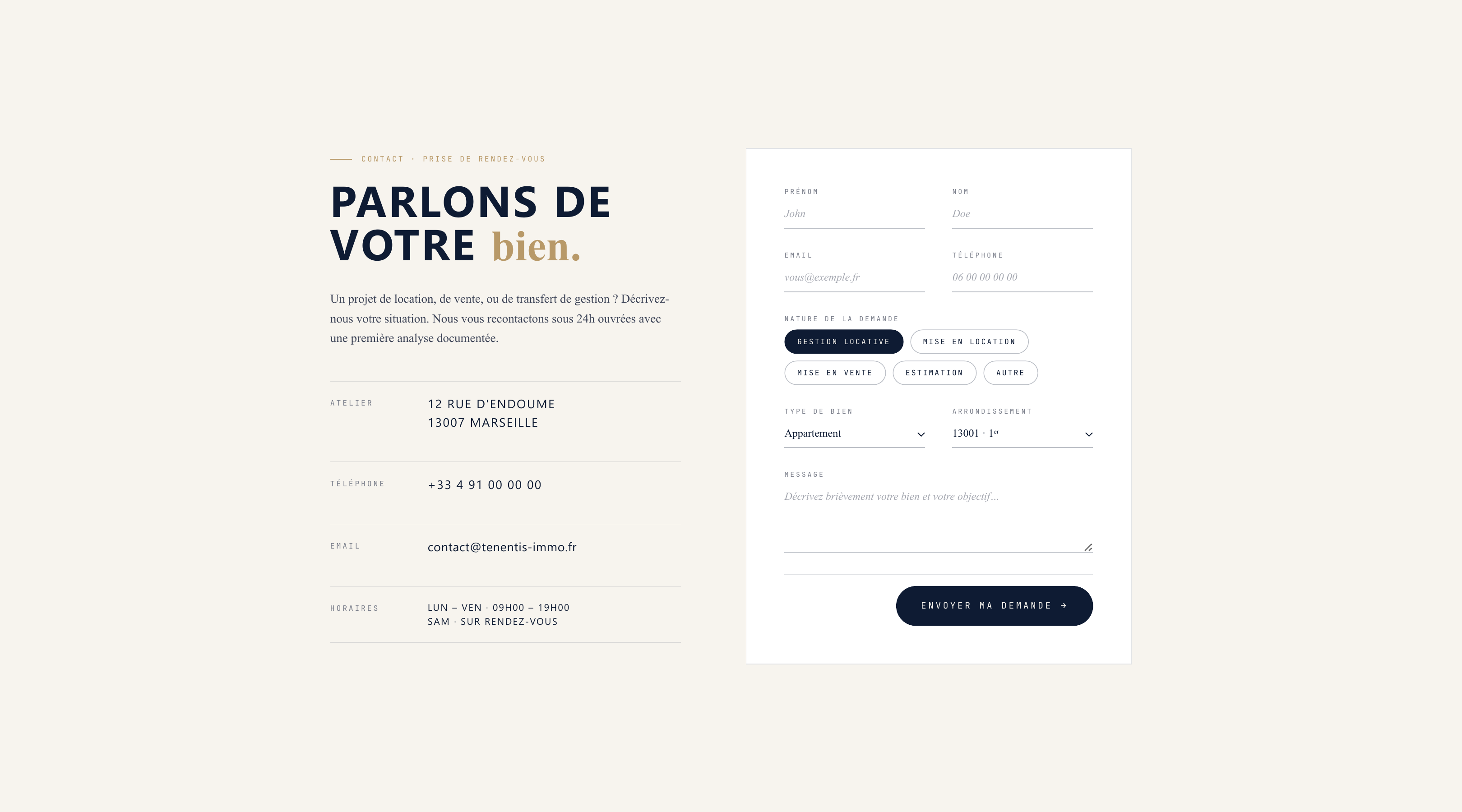 Tenentis Immo, site et identité visuelle pour une agence de gestion locative, visuel 9